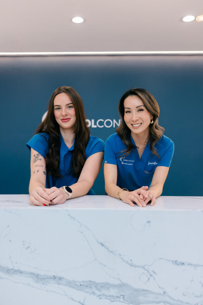 Jennifer and Paige, expert CoolSculpting providers in Arlington, VA